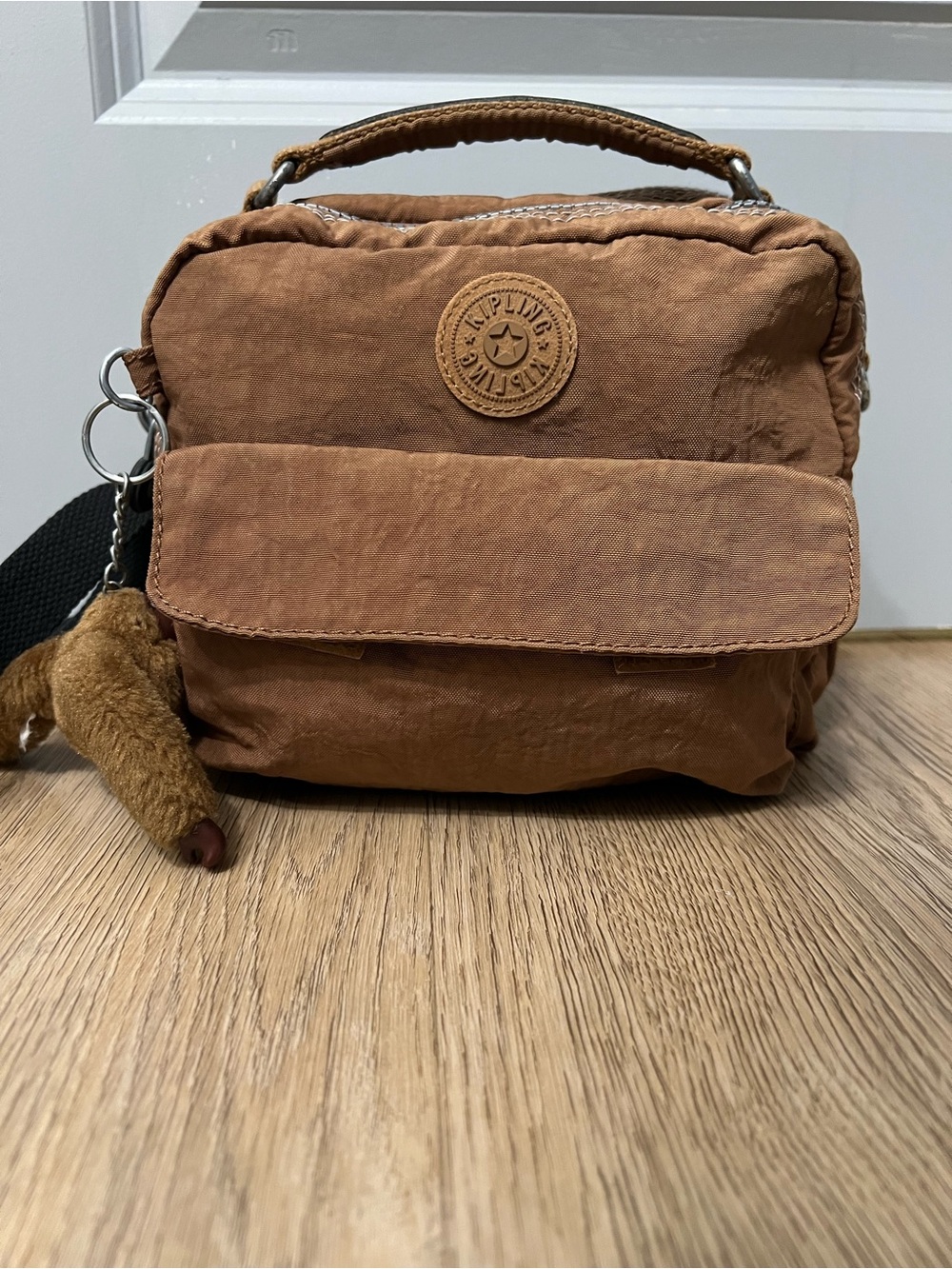 Kipling Brown Crossbody Messenger Bag